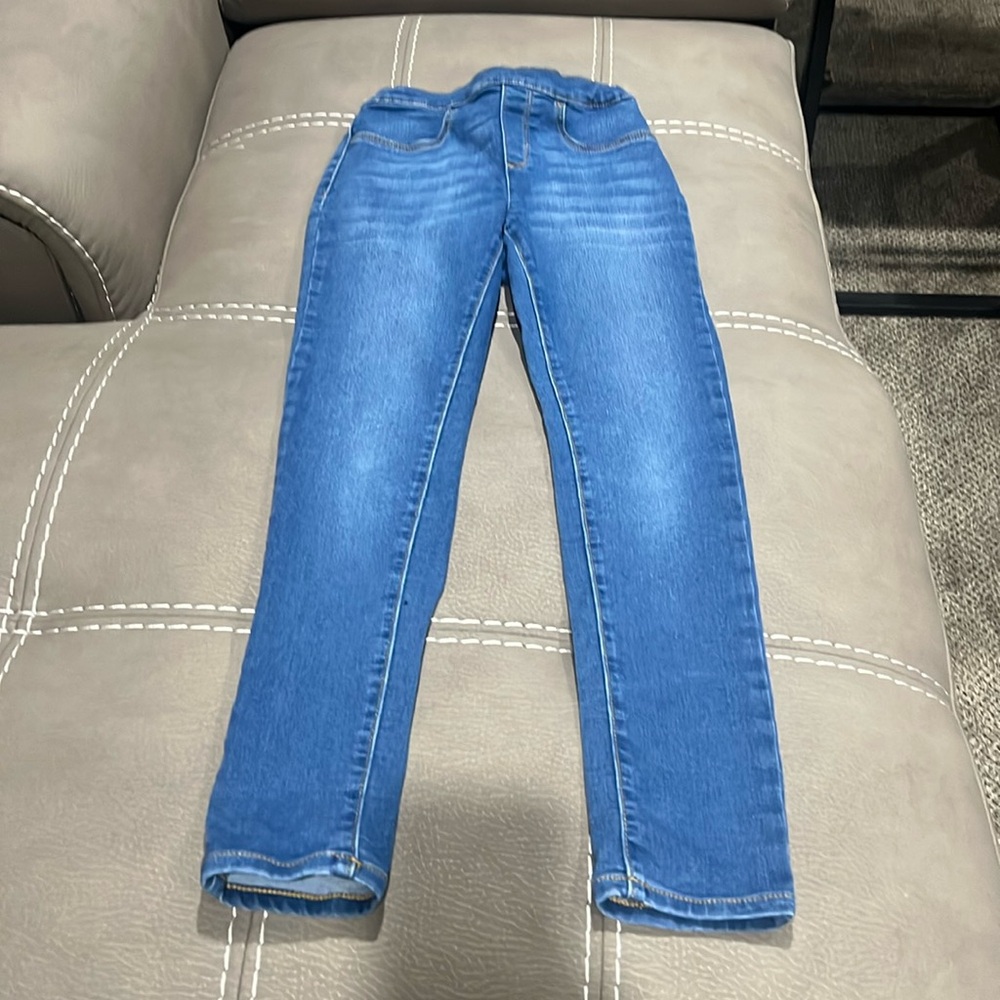 Levi’s Girls Jean Pull-on Leggings, size 12, with adjustable waist.
